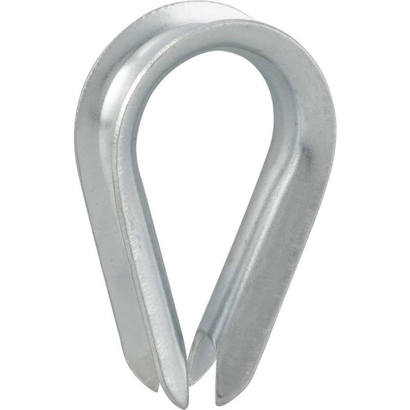 Anilha/sapatilho para cabo de aço, 9,53 mm - 3/8"